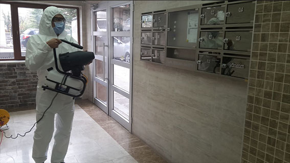Apartman Dezenfektan Uygulama